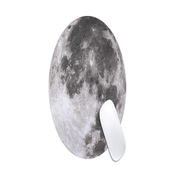 Mouse almofadas de mouse repousa a série Astro Round Lunar Pattern Office Office Home Desk ACESSORES NONSLIP EAST CLEIMENTO MOUS