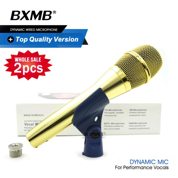 Микрофоны 2pcs/лот высококачественный профессиональный живой вокал KSM9G Dynamic Wired Microphone Karaoke SuperCardioid Podcast Microfono Mic Mic