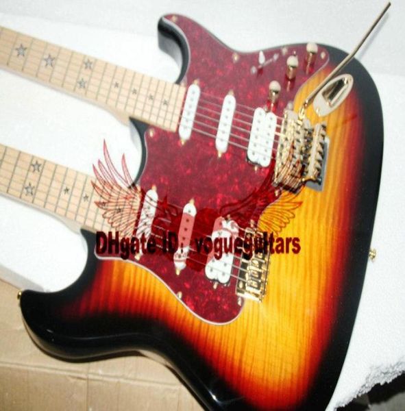 Özel Mağaza Çift Boyun Gitar 6 String 6 Strings Vintage 7562524 Elektro gitar