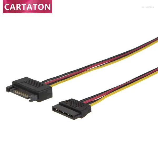 Компьютерные кабели по продаже завода по заводе 30 см. SATA 15 PIN -PIN -SIN -MALE TOPER Power Cable