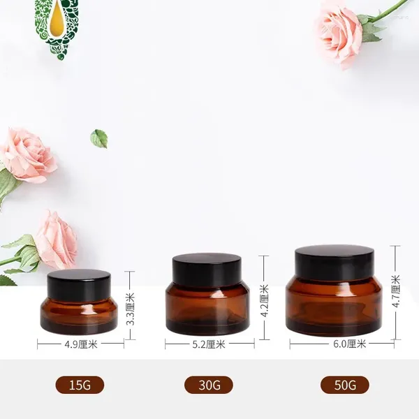 Speicherflaschen 5 PCs/Los 30ml/30ccm Maske Jar Face Creme Gläser Kosmetik für Hautpflegemische Gel