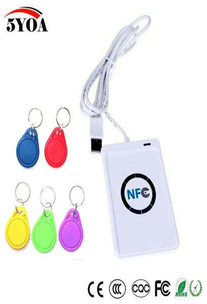 USB ACR122U NFC RFID SMART 1356MHZ Читатель карт писатель Duplicator4137247