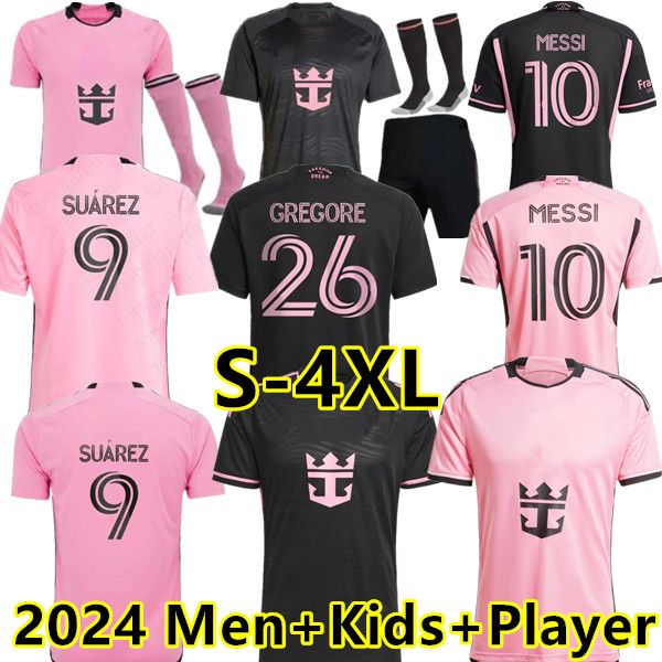 Messis Suarez Inter Miami vgl. 2023 2024 Fußballtrikot