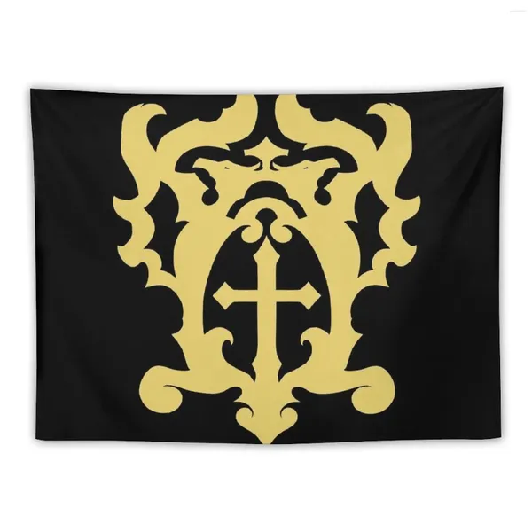 Taquestres Belmont Family Crest Tapestry Wall Hanging Decor