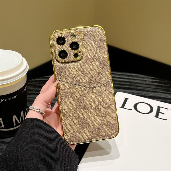 Fashion Designer Phone Case per iPhone 15Pro Max 14Plus 15 Plus 11 12 13 14 Pro Max Mini X XR XSMAX 8P COPERTURA PU COVER PE INCHE LASCHI