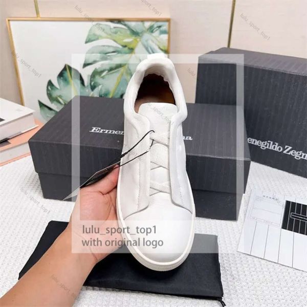 Дизайнер Zegna Shoes Mens Casual Shoes Business Casual Social Wedding Party Quality Leather Light Tucky Cronkers Fortion Trainers Размер 38-45 583