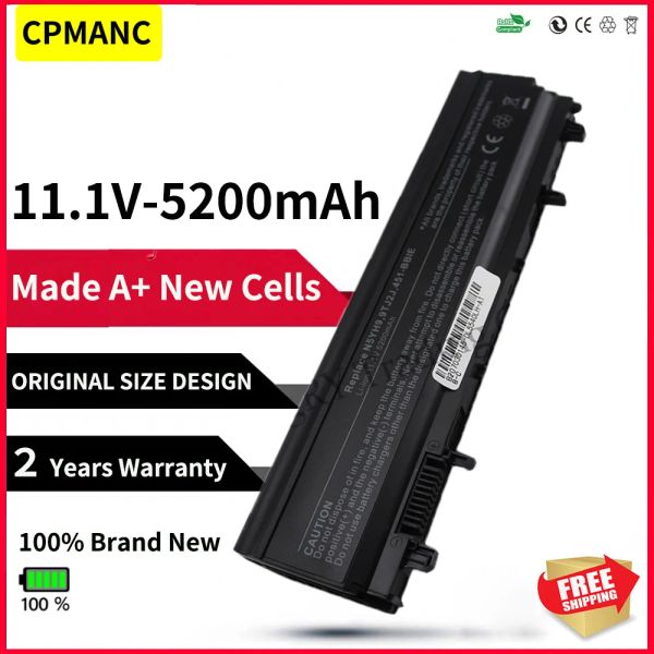 Adaptador CPManc 6Cell New VV0NF Bateria para Dell Latitude E5440 E5540 Série VJXMC N5YH9 0K8HC 7W6K0 FT6D9 11.1V 5200mAh