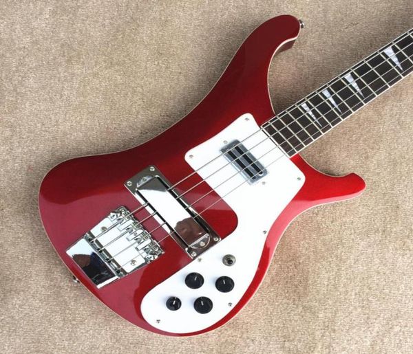 Пользовательская модель высочайшего качества 4003 4String Bass Guitar Metallic Red Electric Guitar1427294