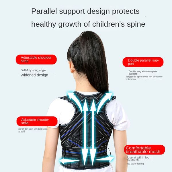 Männliche und weibliche Orthetikgürtel mit Buckelback -Gurten orthoses atmungsaktive Sitzegurte für Erwachsene und Kinder mit Rückengurten