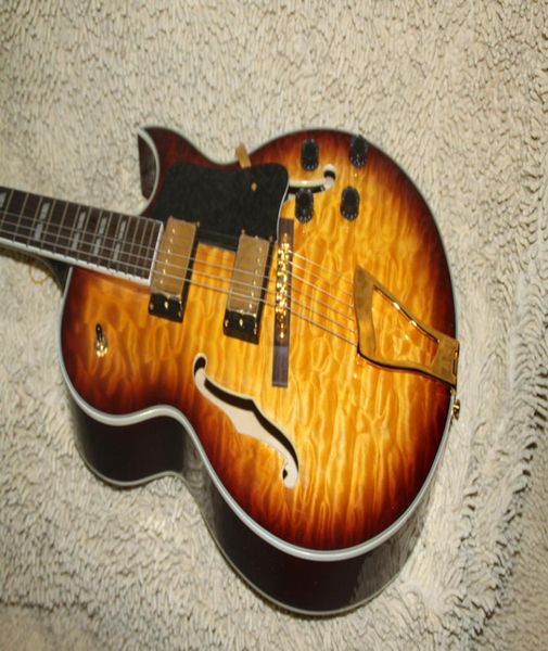 O mais novo Honey Burst High Quality Classic Classic Jazz Guitar fabricado na China1217134