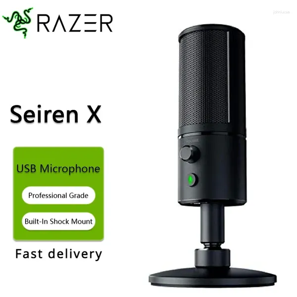 Mikrofone Razer Seiren X USB Streaming Mikrofon eingebaut