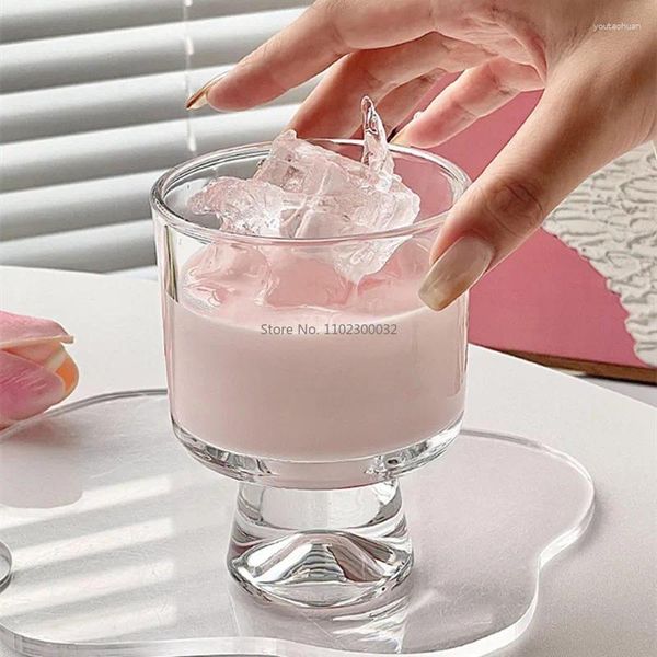 Bicchieri da vino creativa a forma di montagna tazza di succo di vetro giapponese tazza da caffè da tè da bevanda a base di whisky