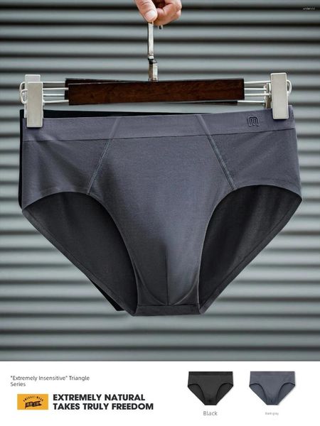 Calça masculina modal workwear 60 underpants de ascensão no meio confortável