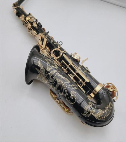 Imagem real Mark VI Tenor Saxofone BB TUNE BLACE Níquel lacado Gold Woodwind Instrument com acessórios de caixa98787541282760