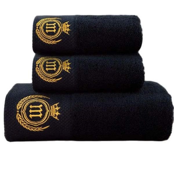 Альбомы Ahsnme черные высокопоставленные на заказ полотенце полотенце для полотенца в гостинице спа -салон салон парикмахерский