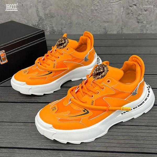 Sapatos casuais Papai, atmosfera simples, execução de solas grossas Redução de vibração esportes diários de tábua Shoesa6