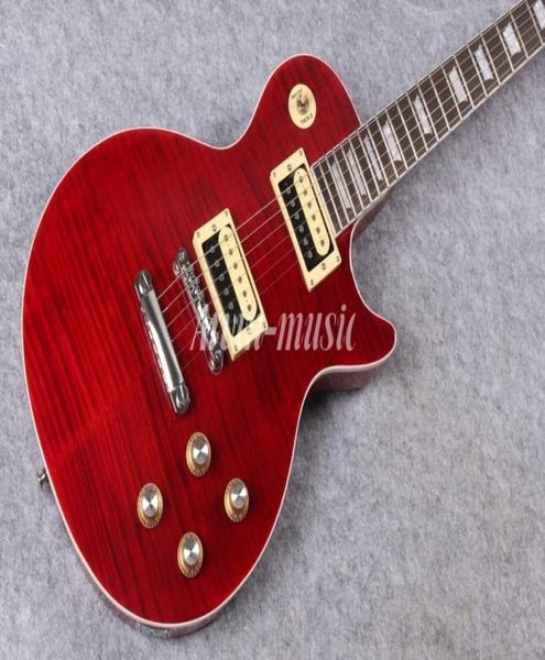 Arvinmusic Yeni Varış Özel Mağazası 1957 Standart Slash Elect Guitarred Tiger Flame Slash İmzası Guitarguitarra8081162