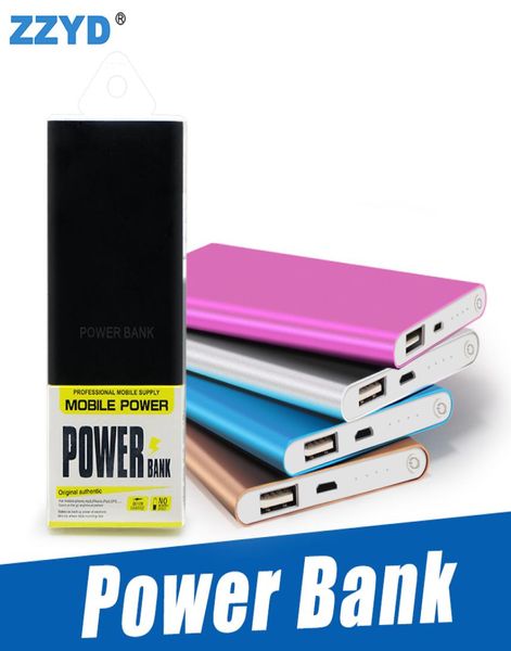Zzyd portátil Ultra Thin Slim PowerBank 4000mAh Banco de energia para S8 Tablet para celular PC Externo Battery7552783
