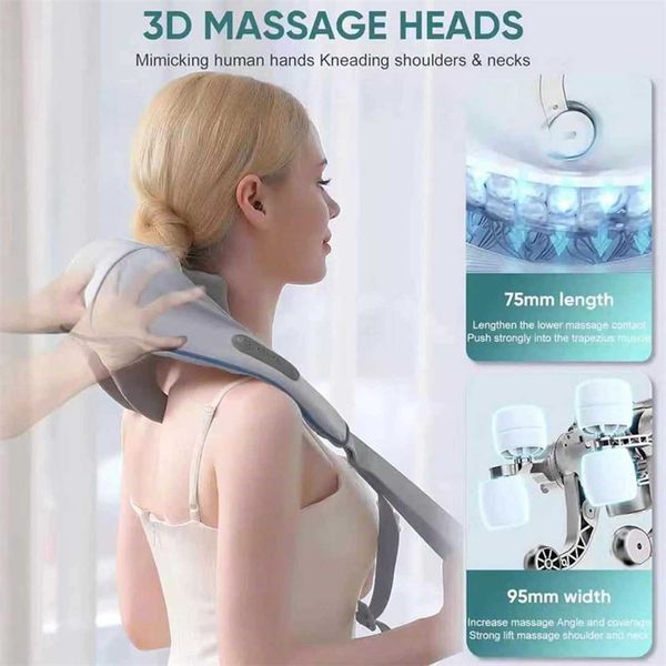 MASSAGER CORPO FULLE CORTO CON SCAWLE MASSEGGIO DI SCAGLIE DI CALORE E LETTURA