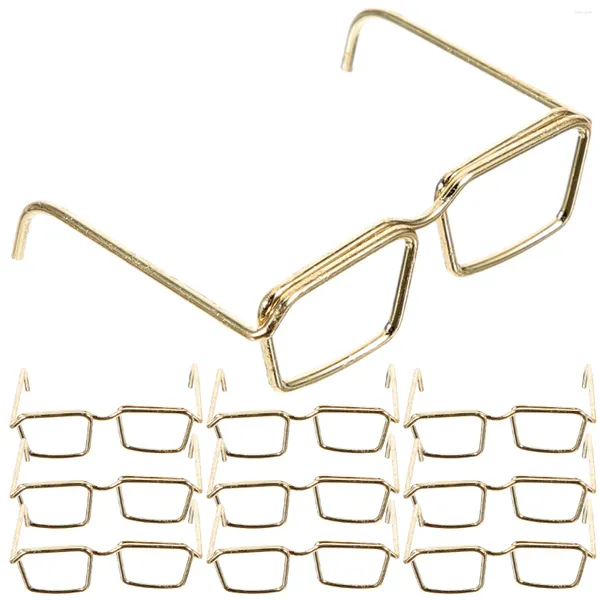 Aufbewahrungstaschen 10 PCs tun Brille kein Objektiv Dress-up-Rahmendekoration