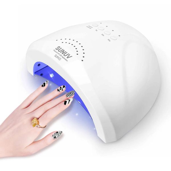 Vestidos sunone 48w lâmpada de unha UV 30 pcs lâmpada led led unha gel manicure géis de cura secagem home use salon unhas equipamentos de arte