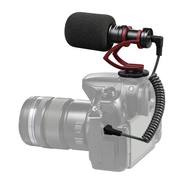 Mikrofone comica cvmvm10ii mic Compact Oncamera Cardioid Richtungsvideo -Mikrofon mit Schockmount für Smartphone -Actionkamera