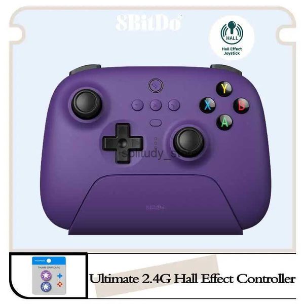 Игровые контроллеры Joysticks 8bitdo Ultimate Wireless 2,4G Gaming Controller с эффектом Hall 2.4G Adapter для ПК Windows 10 11 Steam Android Raspberry Pi Q240407