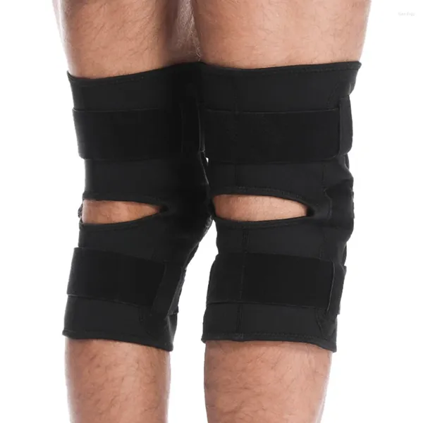 Le ginocchiere del ginocchiere con stabilizzatori laterali supportano la protezione sportiva traspirante per l'artrite ACL PCL Meniscus lacrima