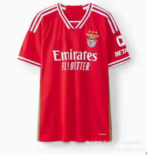 New Benfica Home 27 Silva 88 Ramos Champions League Soccer Jersey Kurzarm 7 Nerez