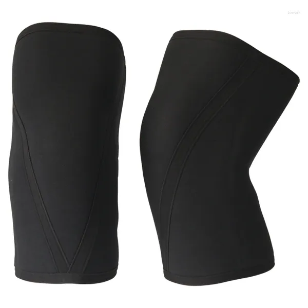 Ginocchini di neoprene spesso supporto per sollevamenti pesi di sollevamento fitness esercizio di forza palestra addestramento sport sicurezza articolazione 9mm 9 mm