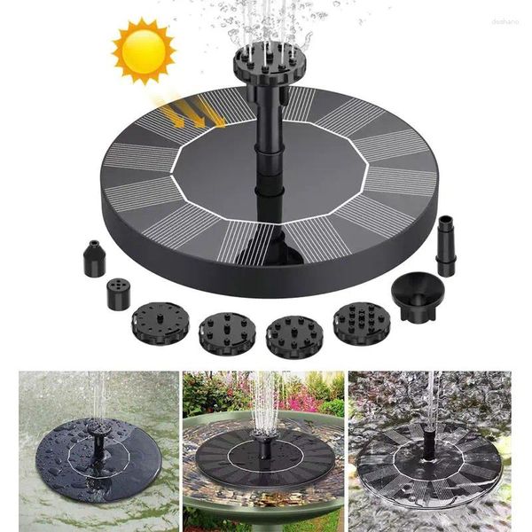 Садовые украшения мини -солнечный фонтан бассейн