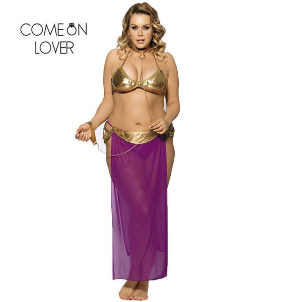 Comeonlover Plus size Sex Lingerie Cosplay Sexy Lingerie Dress Harem Slave Exotic Sexy costumi Danni Sexy Abiti RI70014 LY5200189
