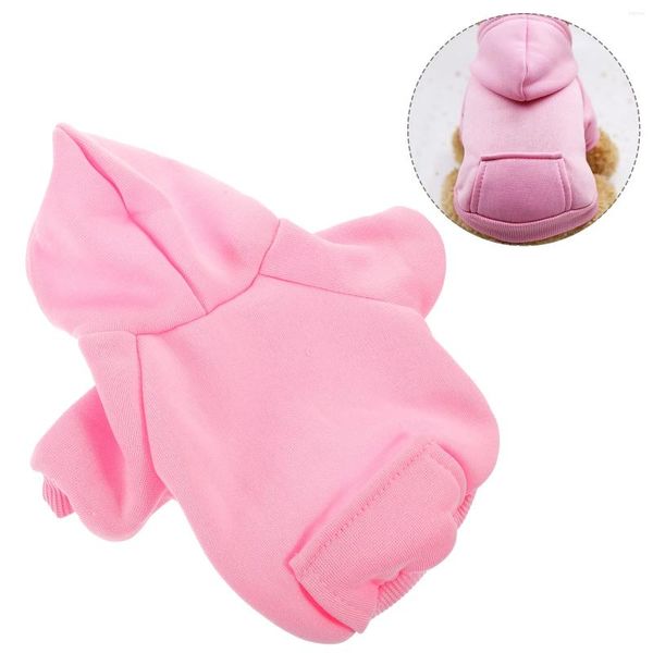 Abbigliamento per cani Abbigliamento vestiti per venti Costumi costumi inverno cosplay cotone adorabile cucciolo felpa con cappello con cappuccio con cappello da tasca per feste