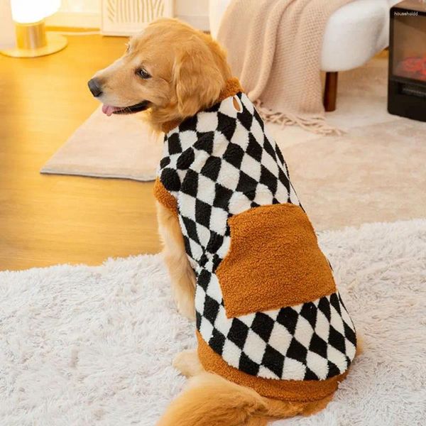 Hundekleidung feine Nähte Kleidung Weich warm warm geprüftes Muster stilvolles zweibeiniges Design mit für komfortable kleine