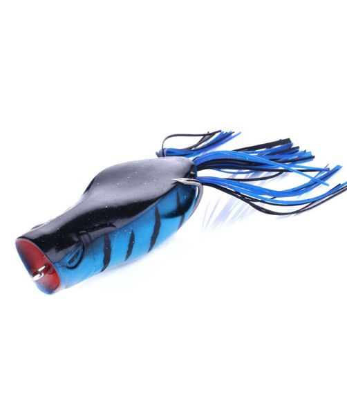 7cm 14g Ray Soft Frog Lures de pesca ganchos farpado Bass Sapo Fishing Isca Artificial Popper Wobbles Isce