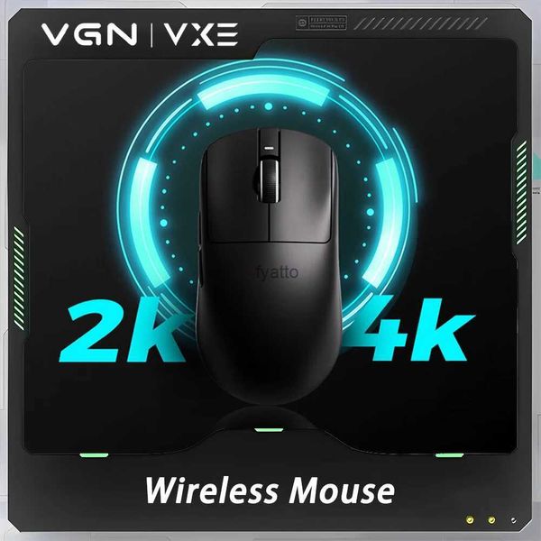 Ratos vxe dragonfly r1 mouse sem fio Paw3395 Sensor nórdico 52840 FPS VELOCIDADE INTELIGENTE X LATINCE PC Machine Office Presente H240407