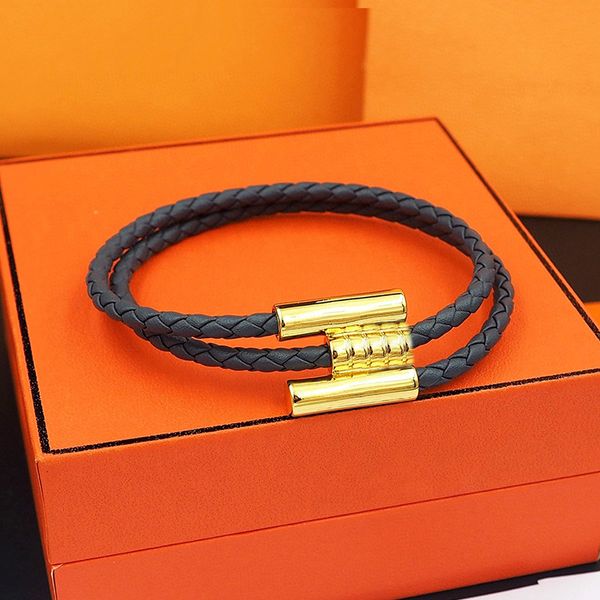 H Bracciale per donne Braccialetti amicizia in pelle H Bracciale Mamma e figlia Braccialetti Braccialetti Bangles Gold Bangles Gioielli lussuosi Gioielli MENS Gioielli gioielli