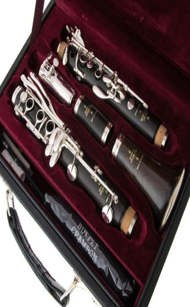 Novo Buffet Crampon Clarinet Nível Profissional Modelo Tradição Sandalwood Ebony Wood and Bakelite Um clarinete 17 keys5472066