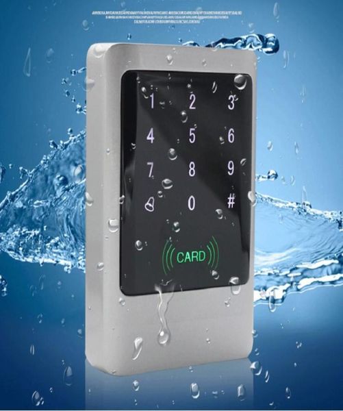 Case tocco di tocco dell'acqua con shell metal guscio comoda facile 10000 utente 1356MHz EM Ic Access Controller6905685