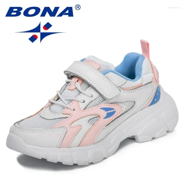 Scarpe casual bona 2024 designer sneakers leggero mesh sport sport bambini che jogging a piedi resistenti al bambino all'aperto