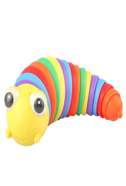 Toy Slug articulou articulações de lesmas 3D articuladas aliviar o estresse anti-ansiedade brinquedos sensoriais para crianças aldult dhl livre yt1995021421501