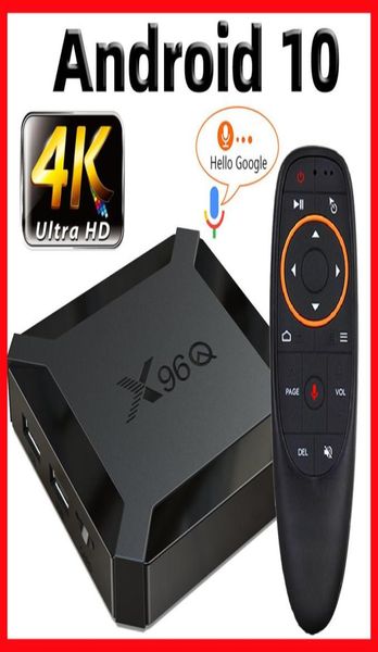 X96Q TV Box Android 10 Smart TV Box x96 Q TVBox Allwinner H313 Quad Core 4K 60fps 24g Wifi Google Playstore YouTube Vs X96 Mini7414328