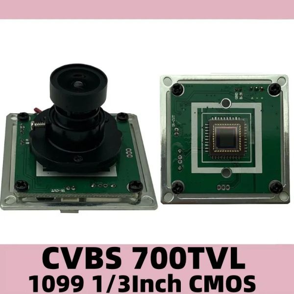 Kameralar Analog Modül Kartı 1099 1/3 inç CMOS CVBS 700TVL Kamera Modül Kurulu Ircut M12 Lens BNC CCTV Güvenlik Survans