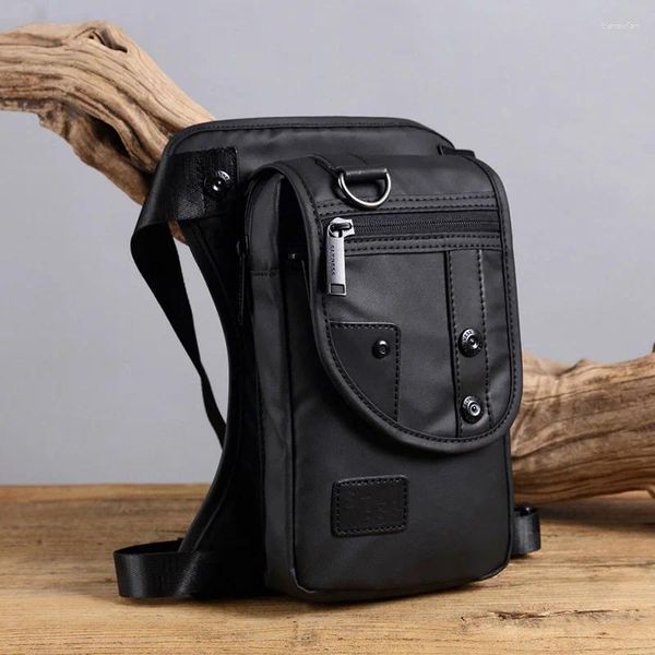 Bolsa de alta qualidade masculino à prova d'água Oxford Ride Drop Sacos Motocicleta Militar Crossbody Crossbody