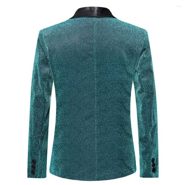 Abiti da uomo cappotti Blazer Performances Solid Color Stage Velvet Blazer Abito abbellito Fashion Autunno Daily Vacanze