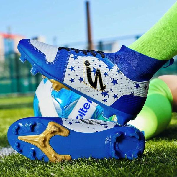 Atletik açık profesyonel futbol ayakkabıları erkekler futsal nefes alabilen futbol botları çocuk spor ayakkabılarını eğiten çim futbolu erkek ayakkabılar atletik 240407