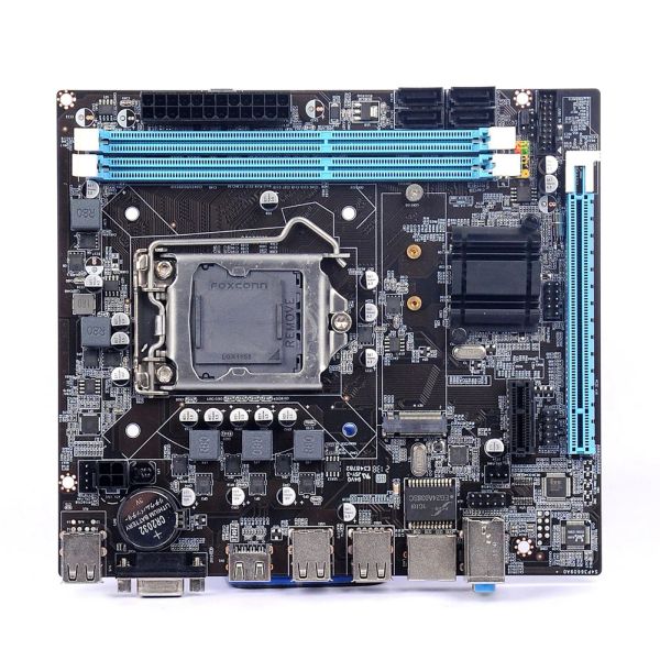 Motherboards H61 Motherboard LGA 1155 DDR3 16 GB Microatx Desktop Mainboard unterstützt LGA1155 Socket Core i3/i5/i7 CPU M.2 NVME SATA2.0 HD VGA