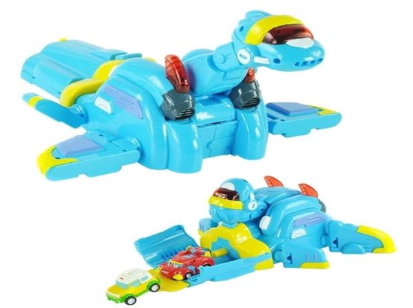 Gogo dino uzay aracı lansman tabanı aksiyon haritası sürümü dönüşümü dinozor otomobil rex ping oyuncak çocukları hediye274k1738589