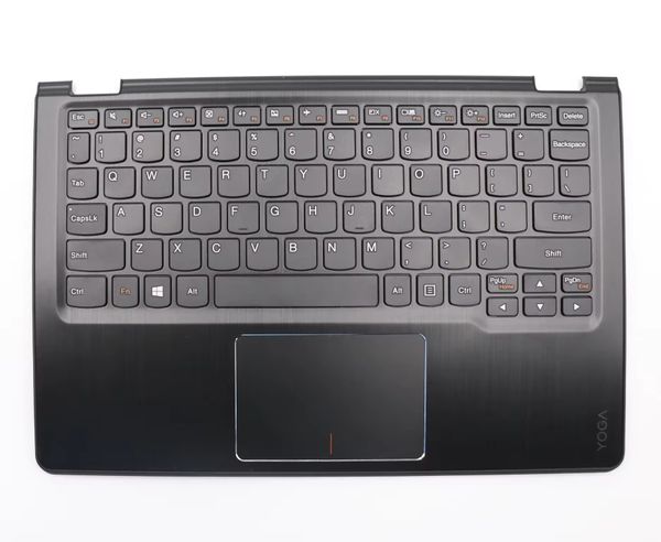 Peças de reposição de laptop Cover C com teclado e touchpad para Lenovo Yoga 3-1170 Yoga 700-11isk 5CB0H15155