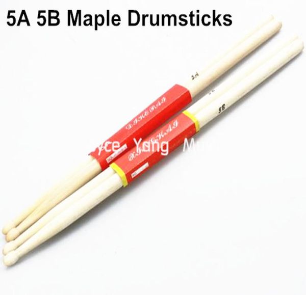 Niko 2 Paare Maple Wood Oval Tip Drum Sticks 5A 5B Drumsticks Wholeses4141563